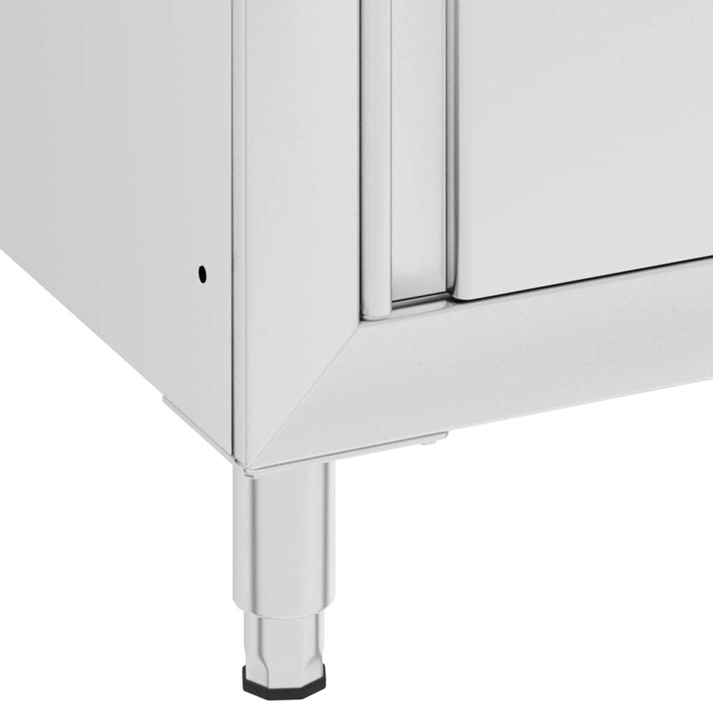 Gastro-Arbeitstisch Mit Schrank Edelstahl