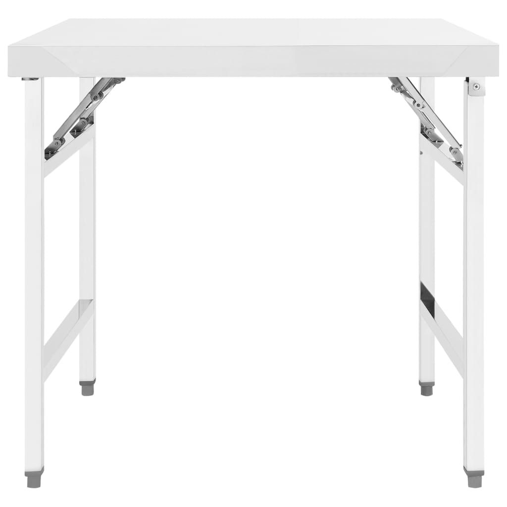 Küchen-Arbeitstisch Klappbar Edelstahl