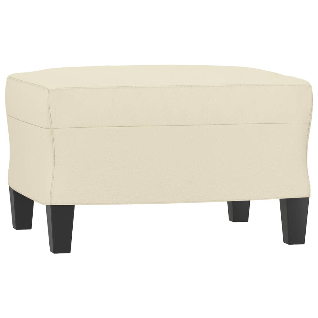 Sessel Mit Hocker 60 Cm Kunstleder