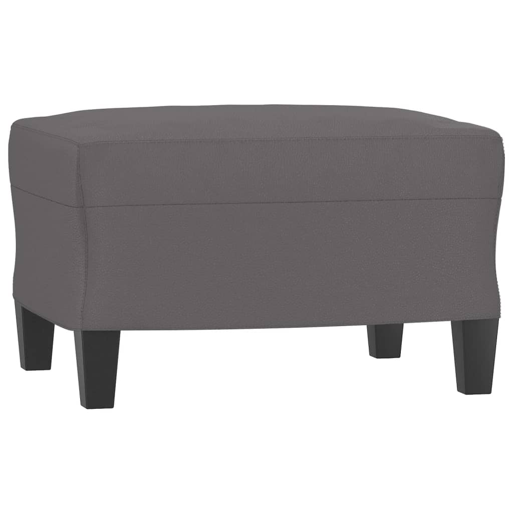 Sessel Mit Hocker 60 Cm Kunstleder