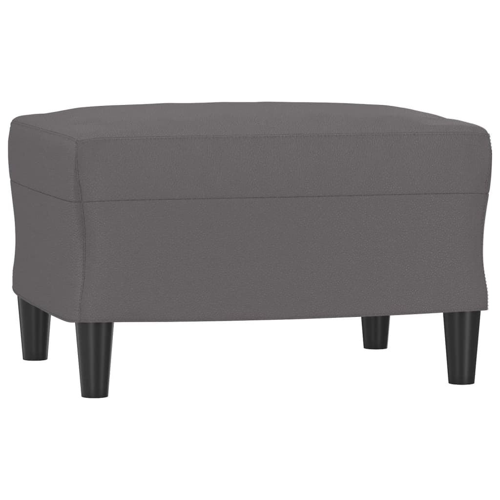 Sessel Mit Hocker 60 Cm Kunstleder