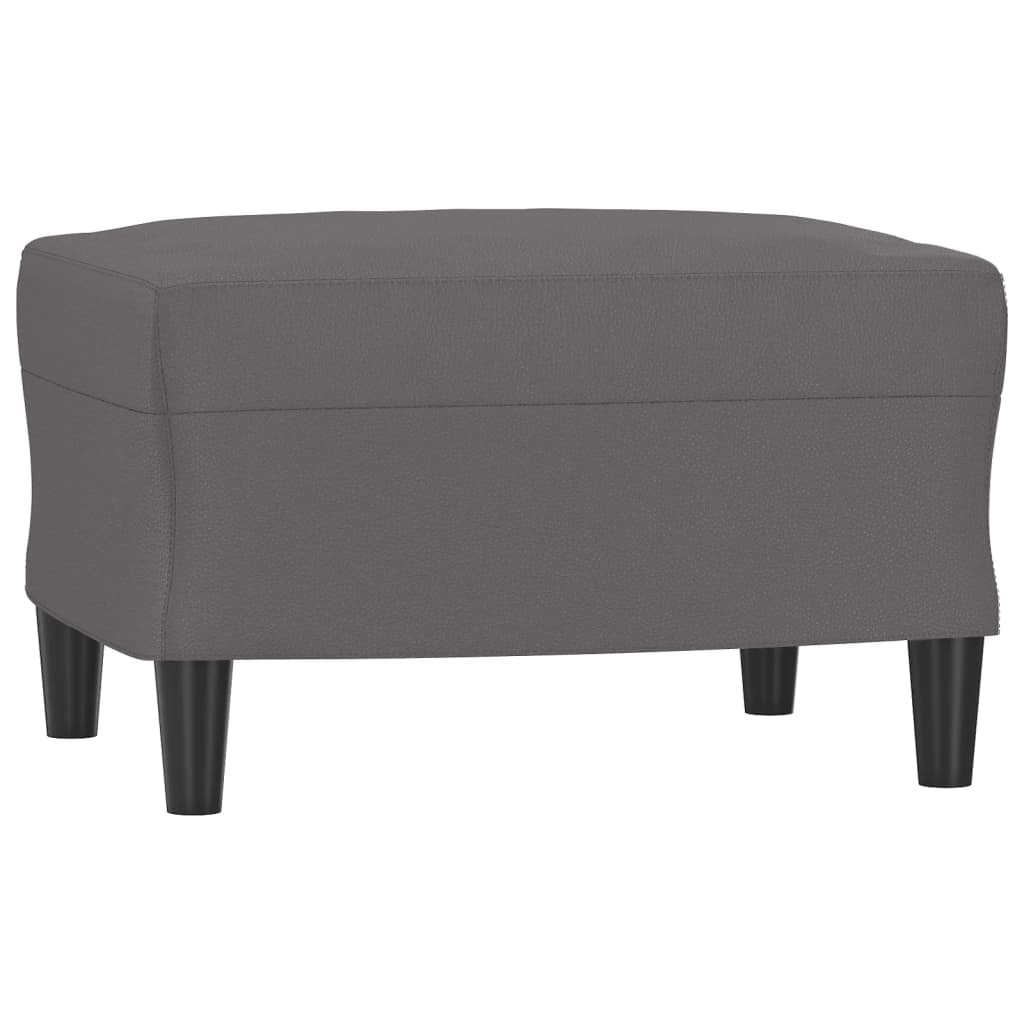 Sessel Mit Hocker 60 Cm Kunstleder