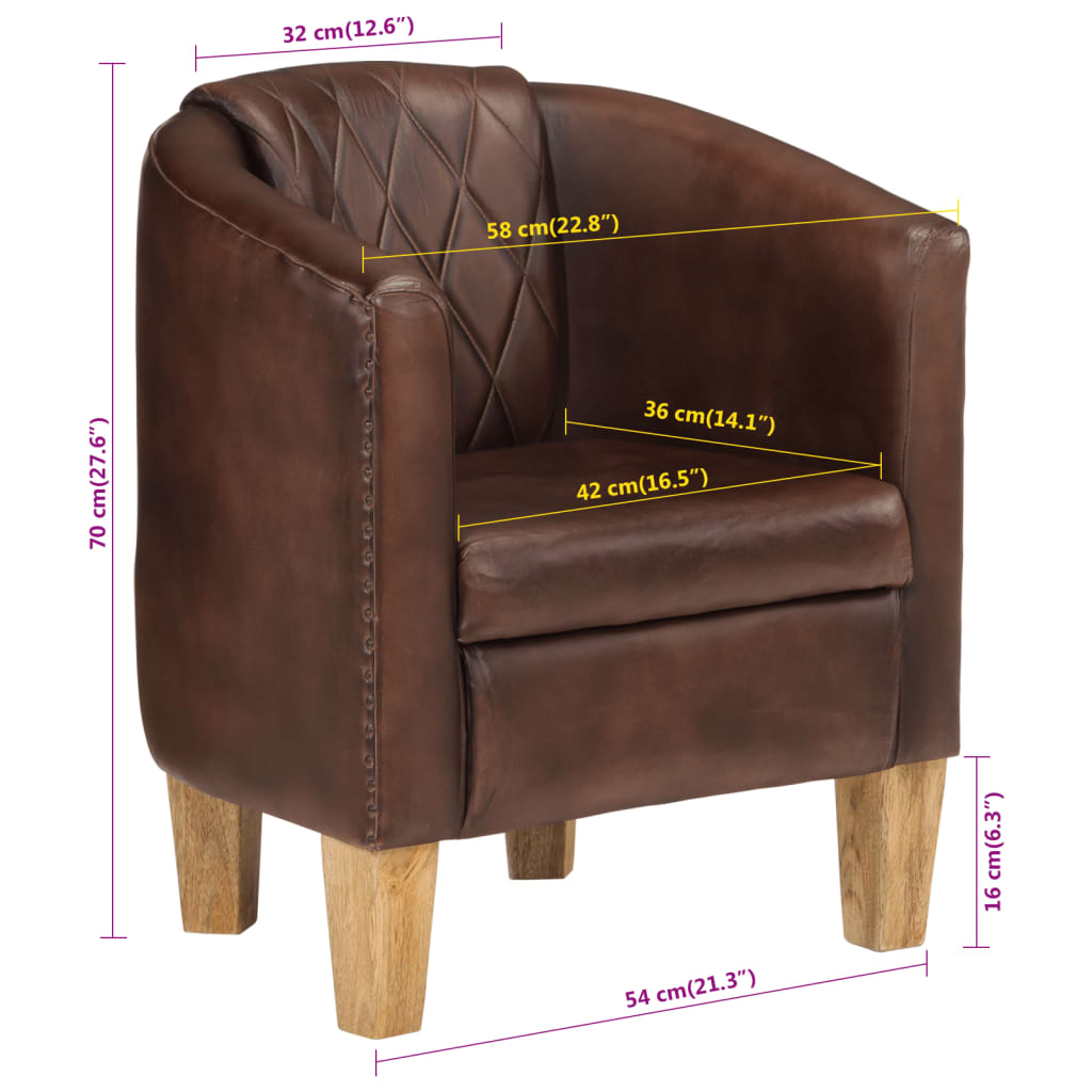 Sessel Echtleder