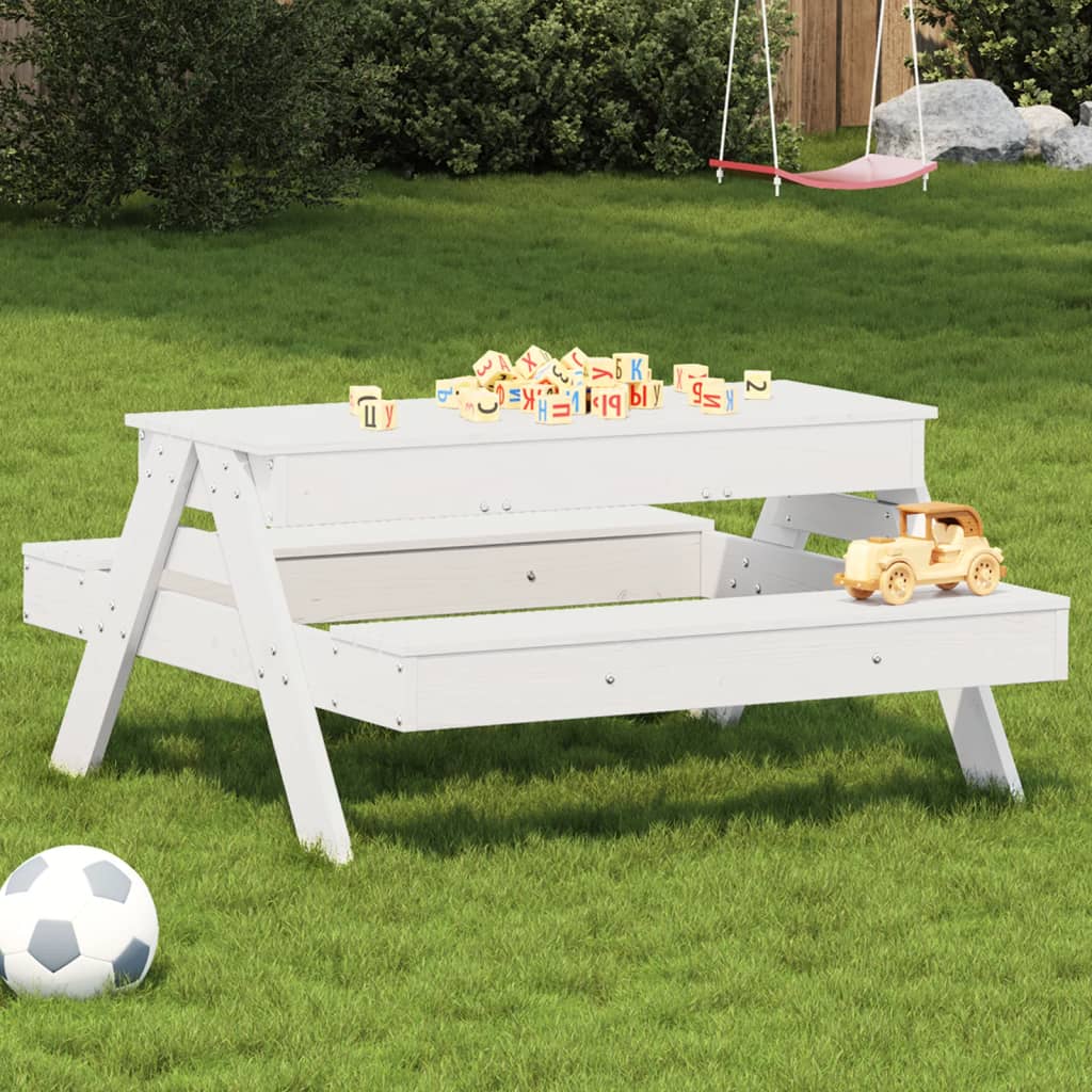Picknicktisch Mit Sandkasten Für Kinder Kiefernholz