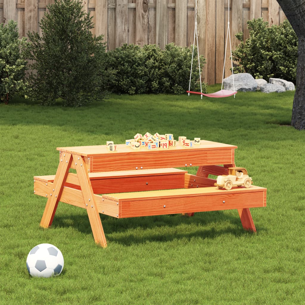 Picknicktisch Mit Sandkasten Für Kinder Kiefernholz
