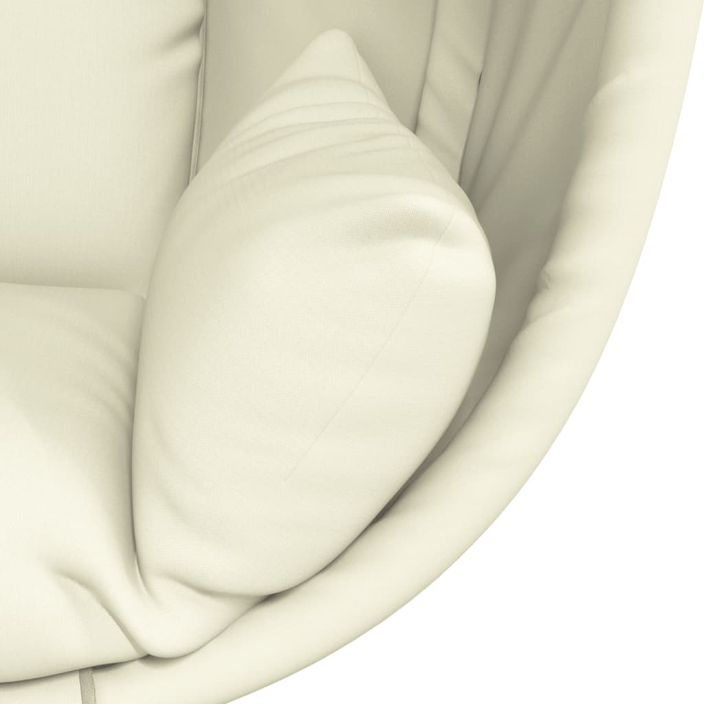 Hängesessel Ei-Design Mit Ständer Stoff Und Stahl