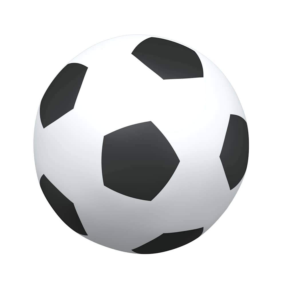 Fußballtor Für Kinder Mit Bällen 2-In-1 Weiß 184X64X124 Cm