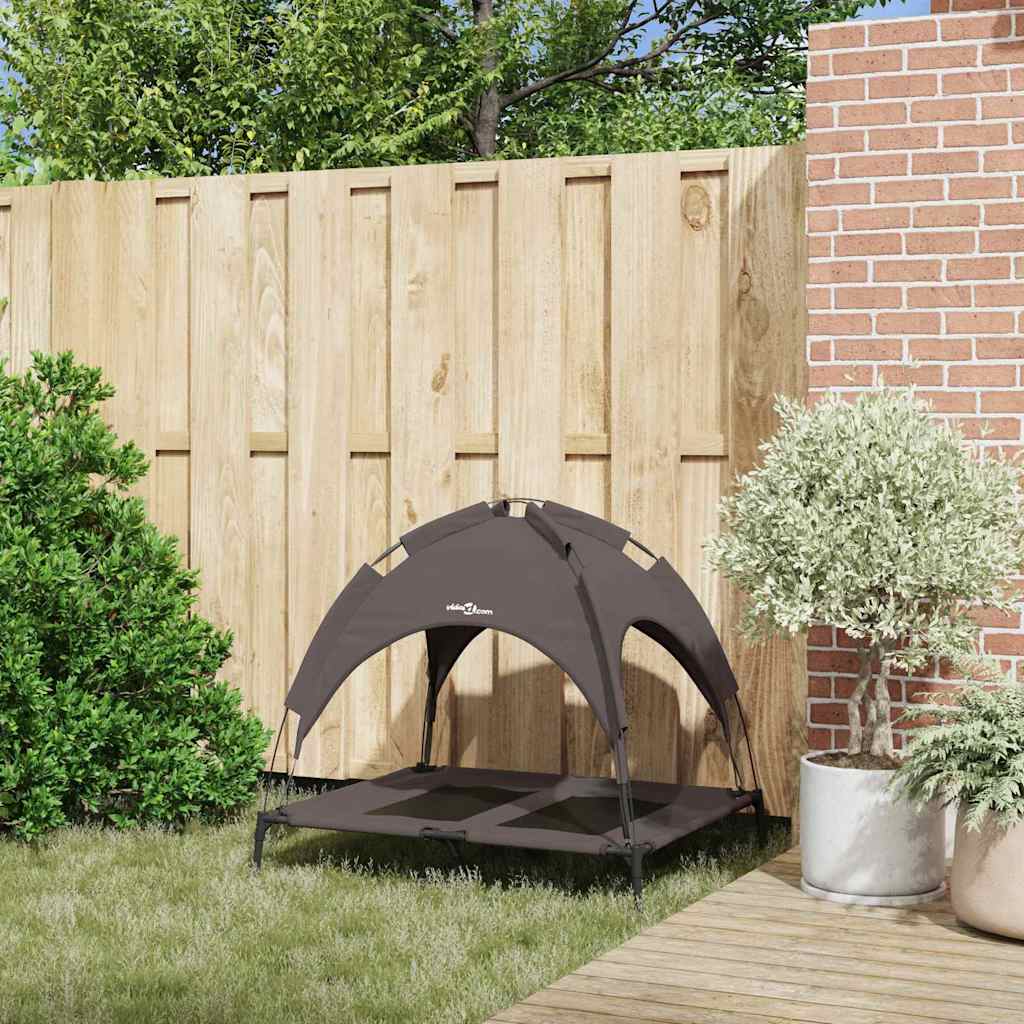 Erhöhter Hundebett Mit Abnehmbarer Überdachung L Stahl