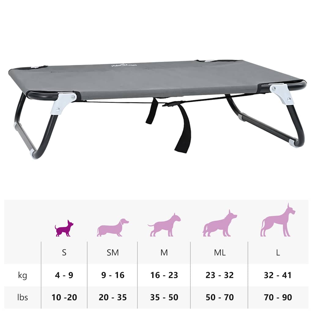 Hundebett Faltbar Aus Oxford-Stoff Und Stahl