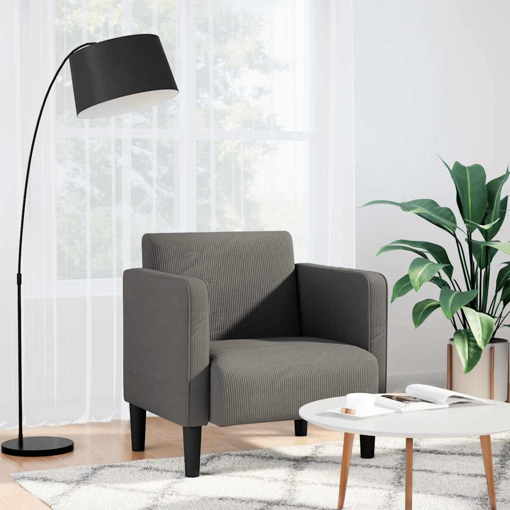 Sessel Mit Armlehnen 54 Cm Cordstoff