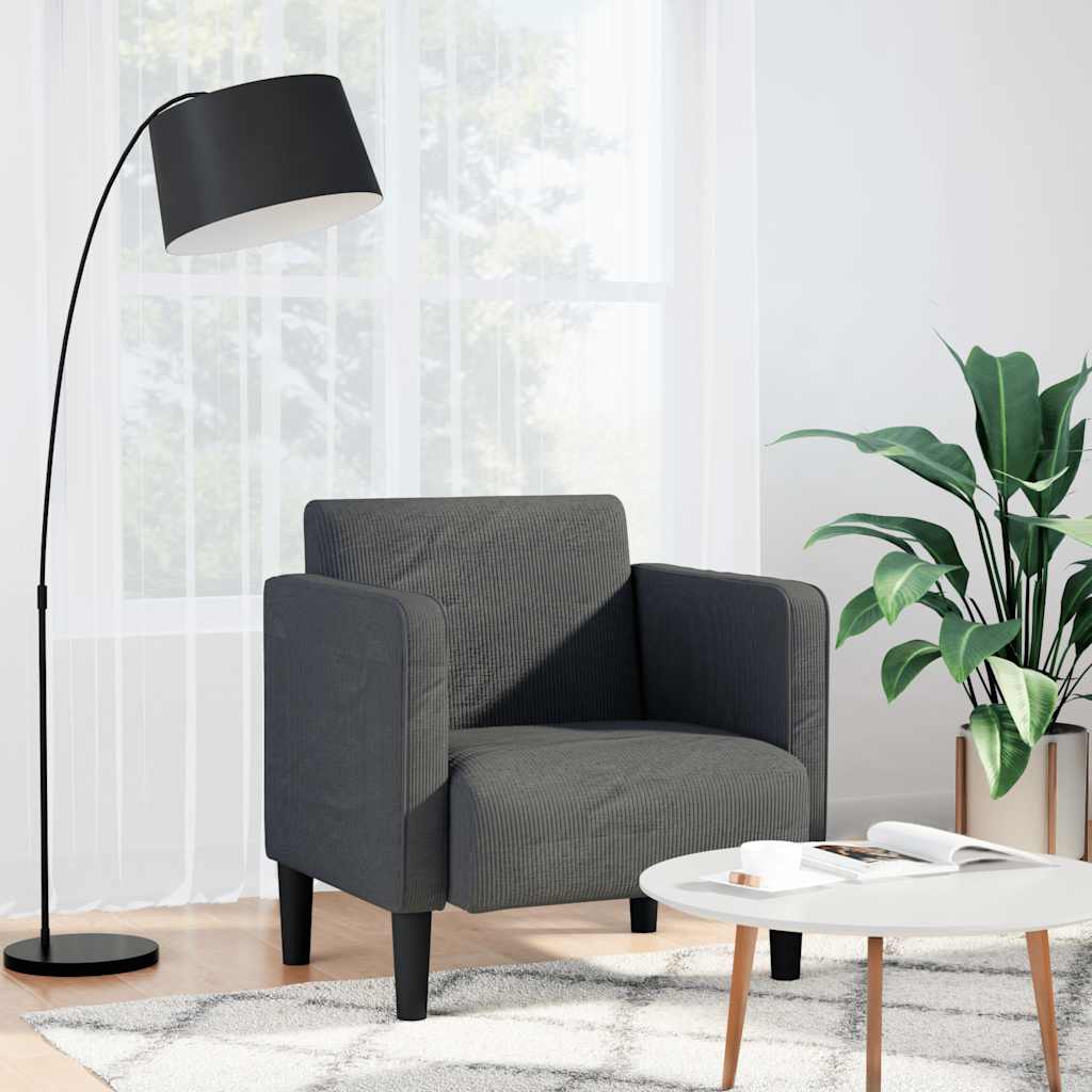 Sessel Mit Armlehnen 54 Cm Cordstoff