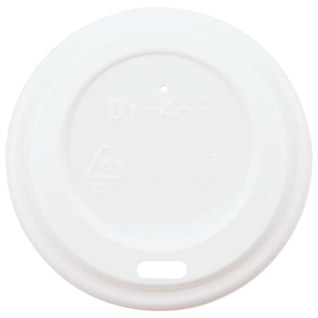 Deckel Für Pappbecher Ø 4Oz 1000 Stk. Weiß Kunststoff