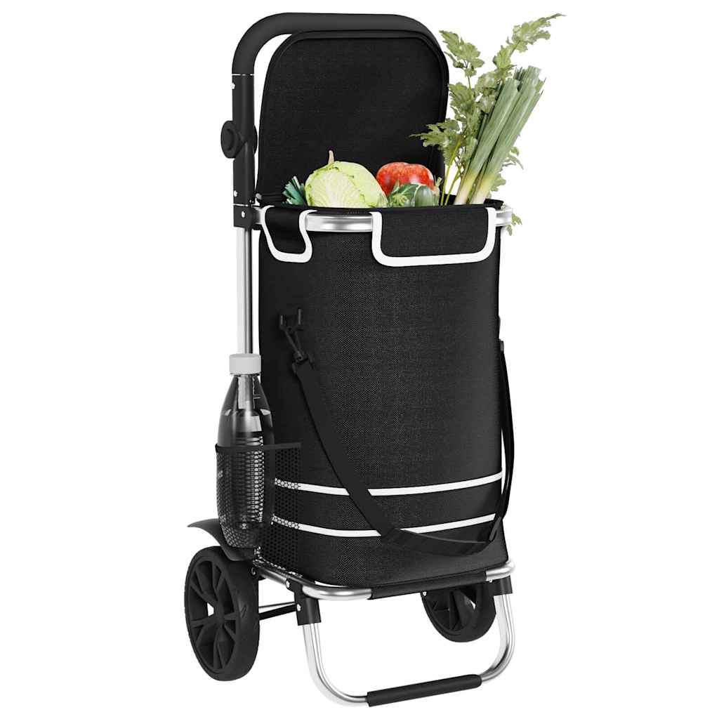 Einkaufstrolley Mit Rädern Und Verstellbarem Griff 40 L