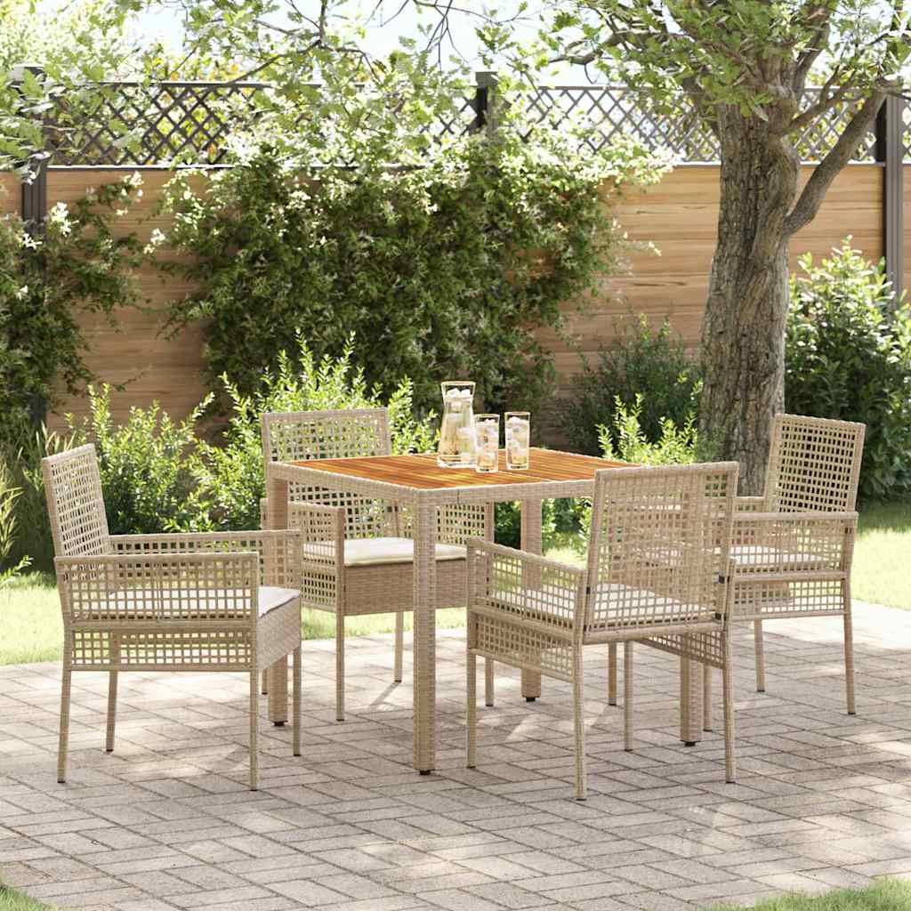 Essplatz Set Mit 3 Teilen Schwarz Holz Langlebig Patio-Möbel