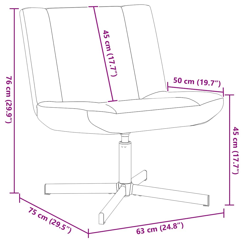 Akzentstuhl Baby Polyester, Metall Standard Schwenkbar