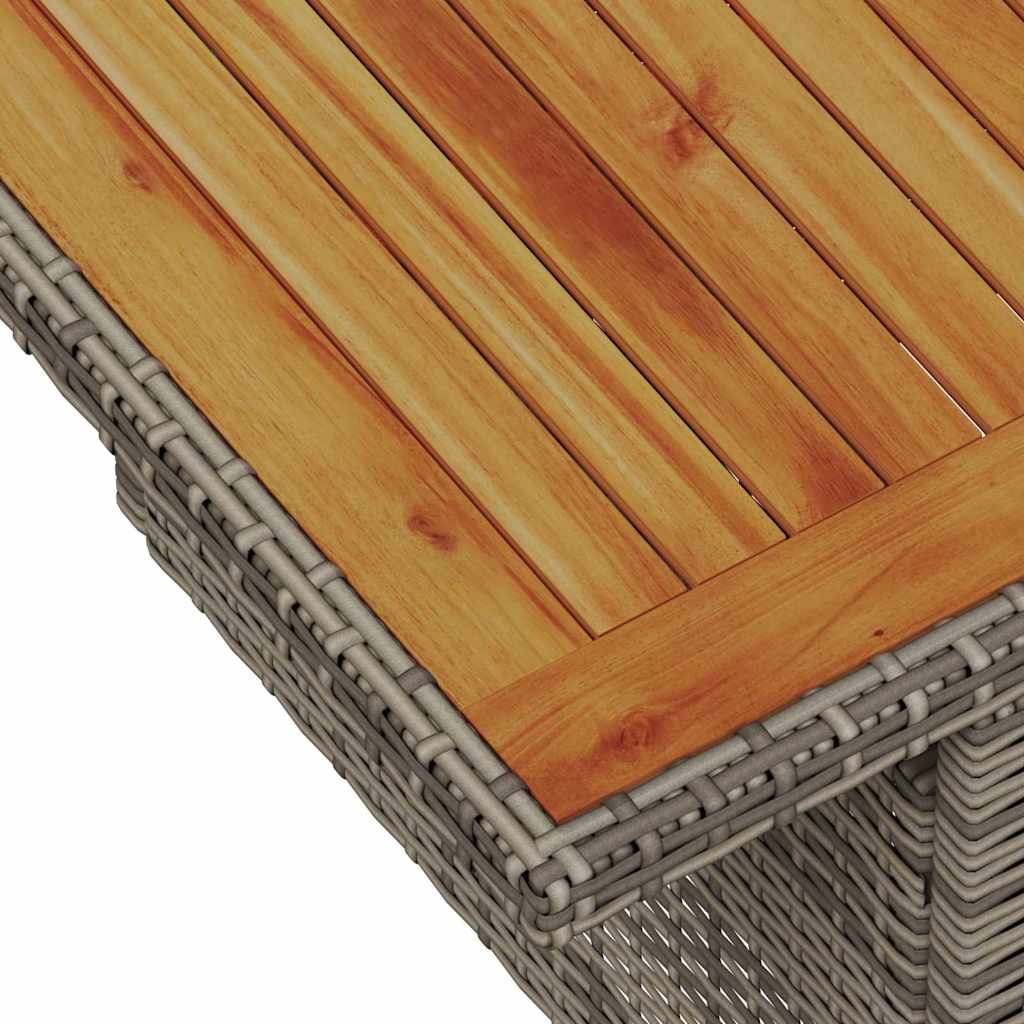 10-Teilige Garten Sofa Set Mit Kissen Poly Rattan