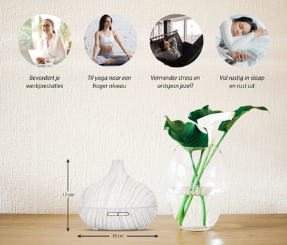 Essential Pro - White Wood - Aroma Diffuser