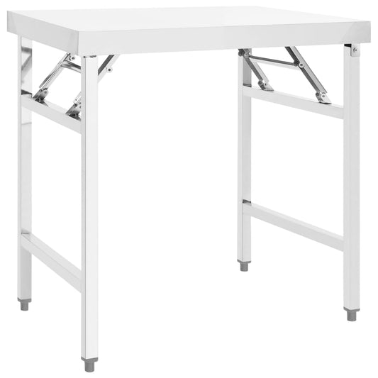 Küchen-Arbeitstisch Klappbar Edelstahl