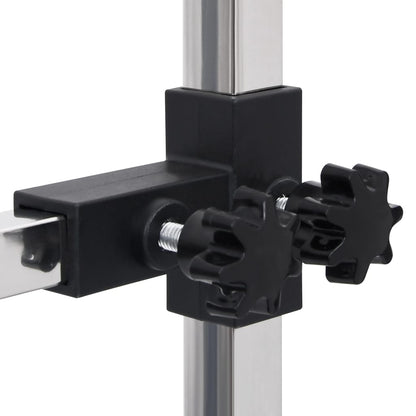 Verstellbarer Trimmtisch Für Hunde Mit 2 Schlaufen Und Korb