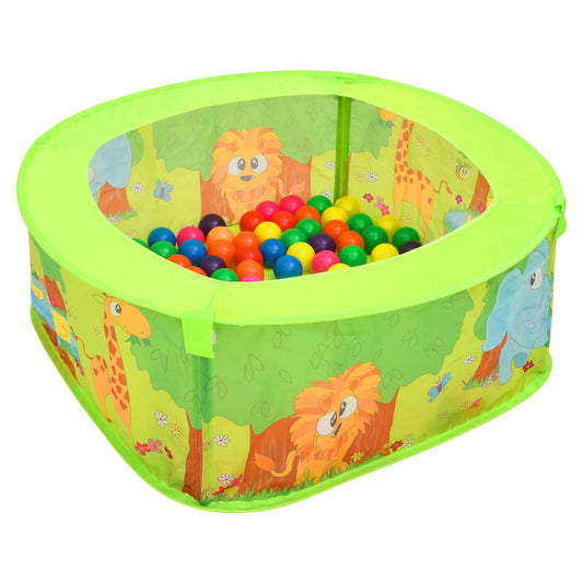 Bällebad Mit 50 Bällen Für Kinder 75X75X32 Cm