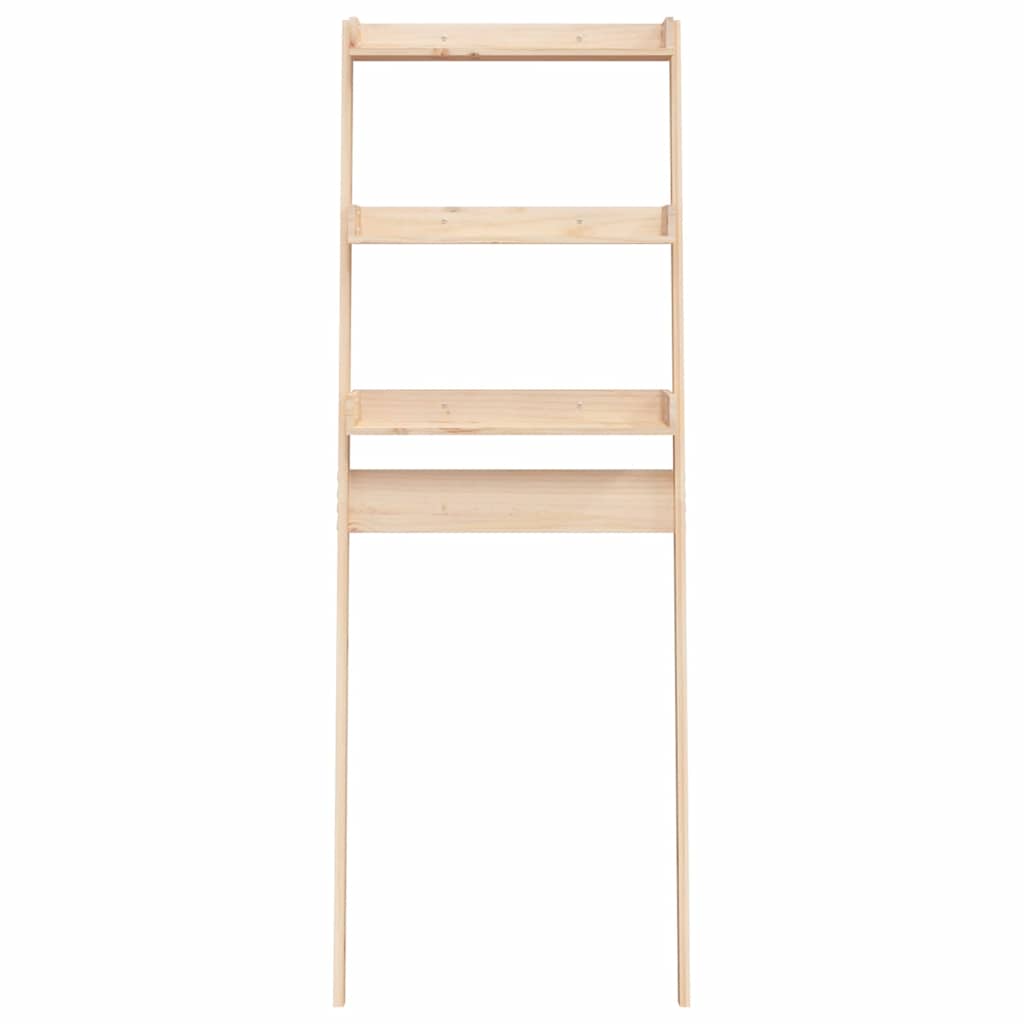 Toilettenregal 63,5X32X179 Cm Massivholz Kiefer