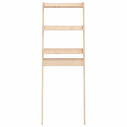 Toilettenregal 63,5X32X179 Cm Massivholz Kiefer