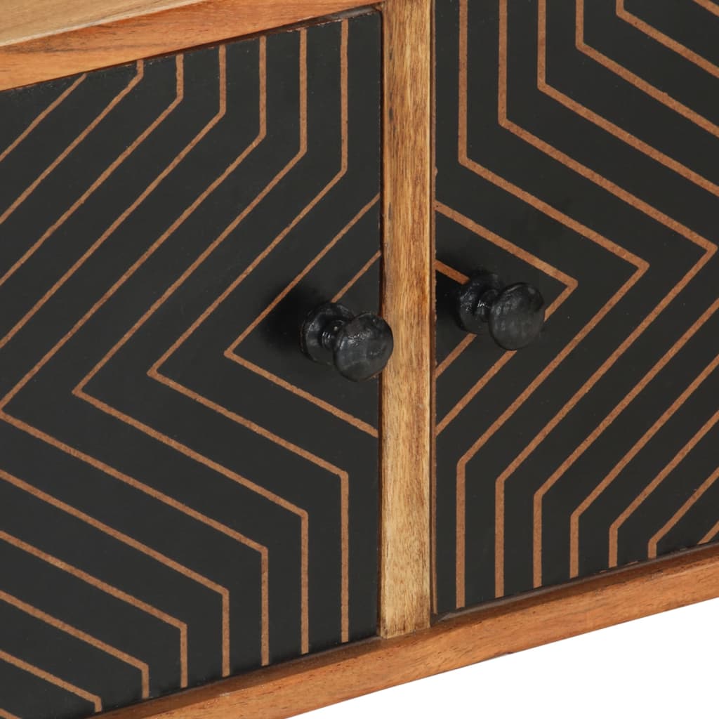 Tv-Schrank 112X30X40 Cm Massivholz Akazie