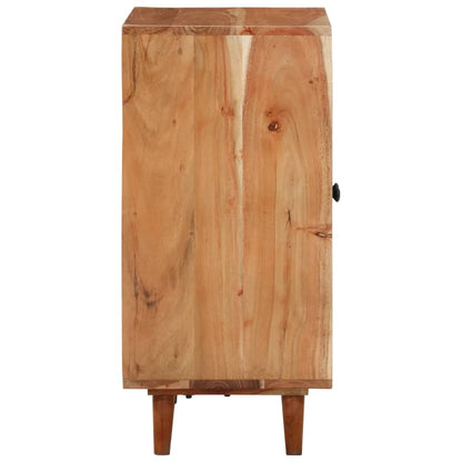 Sideboard 60X35X74 Cm Massivholz Akazie