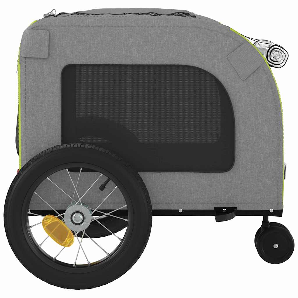 Grüner Hunde-Kinderwagen Polyester, Stahl 124 X 53 X 53 Cm Faltbar