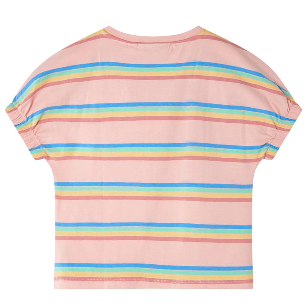 Kinder-T-Shirt Pfirsichrosa 140