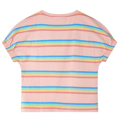 Kinder-T-Shirt Pfirsichrosa 140