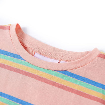 Kinder-T-Shirt Pfirsichrosa 140