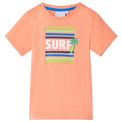 Kinder-T-Shirt Neon 128