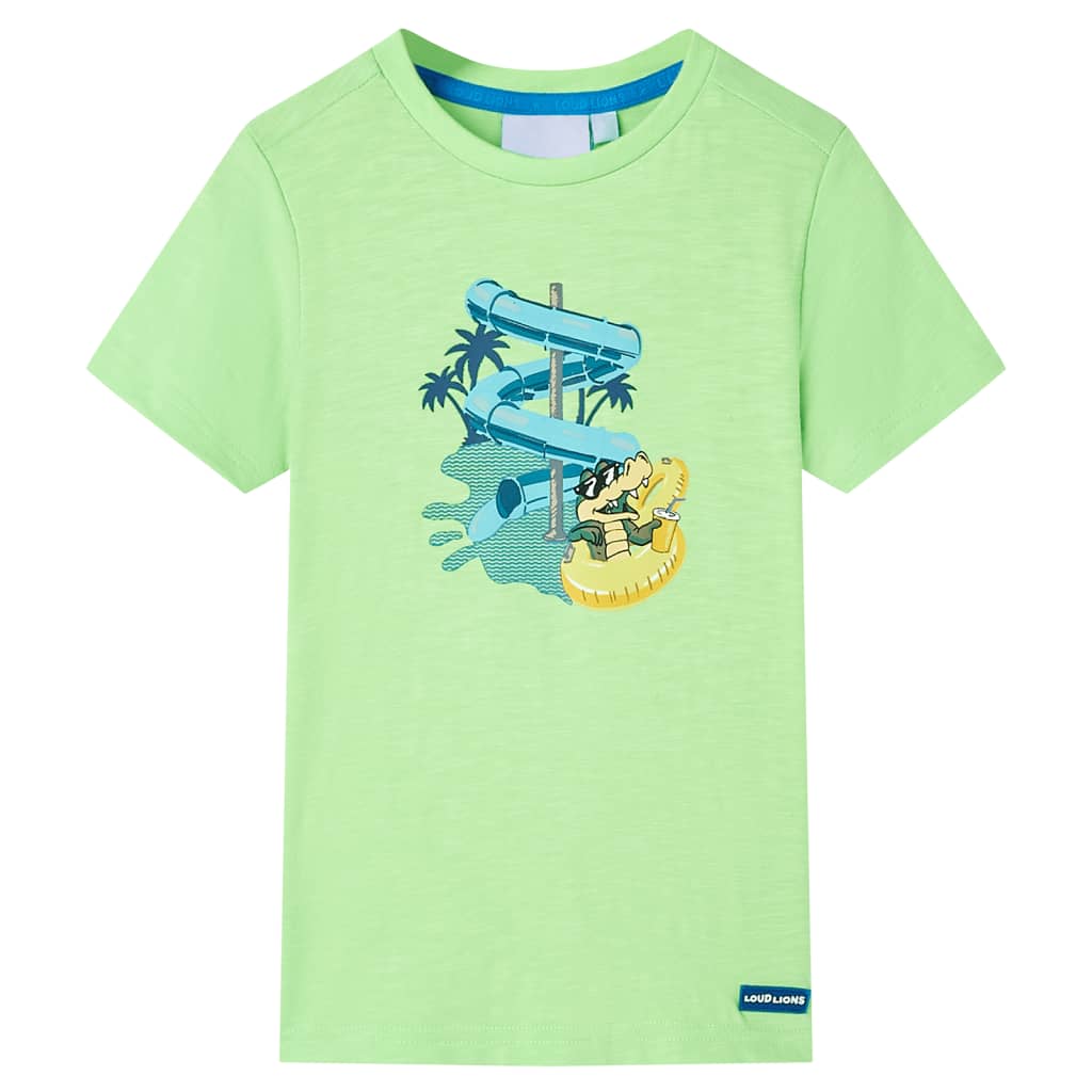 Kinder-T-Shirt Neon 128