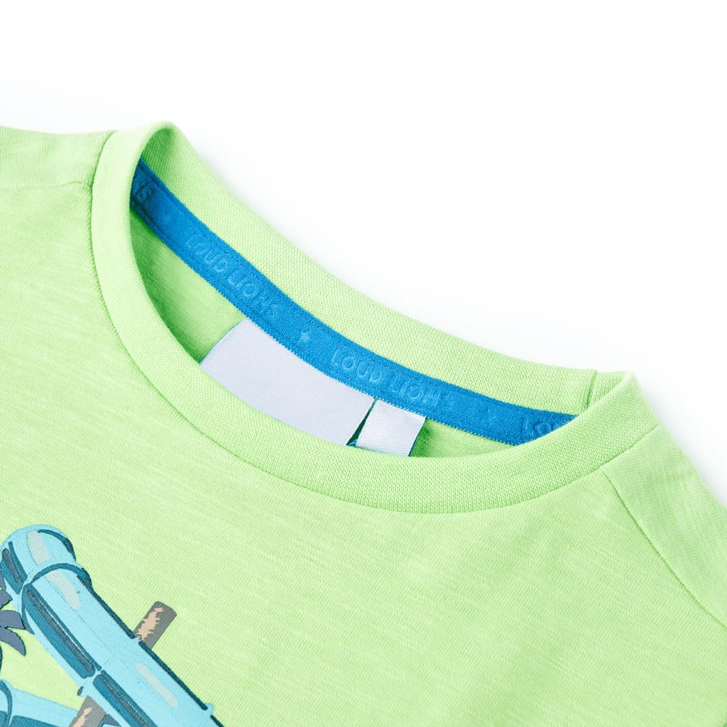 Kinder-T-Shirt Neon 128