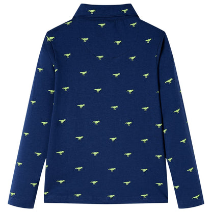 Kinderhemd Marineblau 104