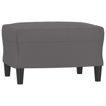 Sessel Mit Hocker 60 Cm Kunstleder