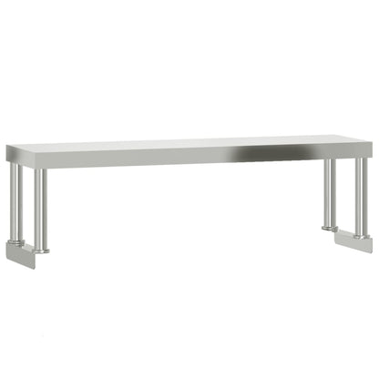 Küchen-Arbeitstisch Mit Aufsatzboard 110X30X120 Cm Edelstahl