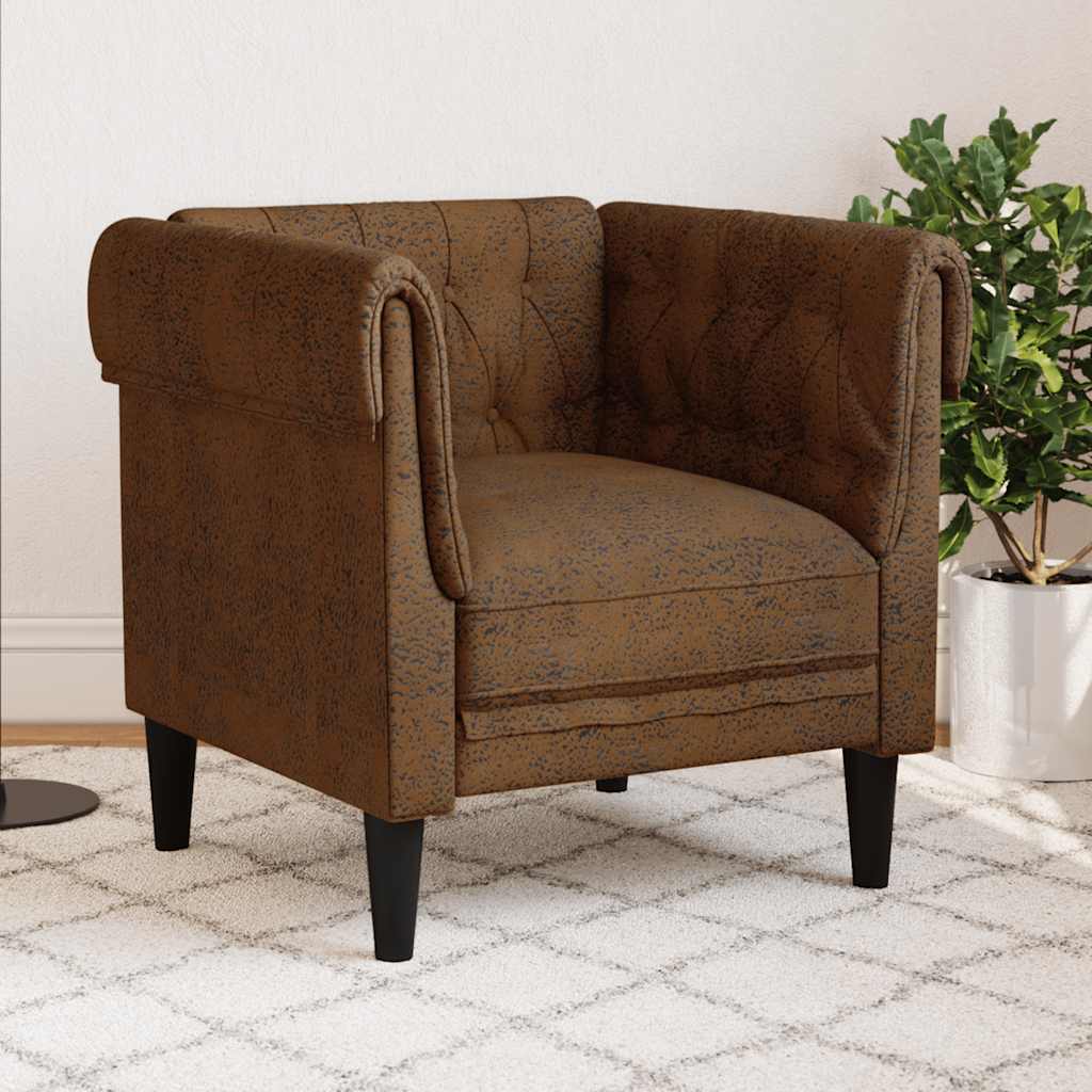 Chesterfield-Sessel Stoff