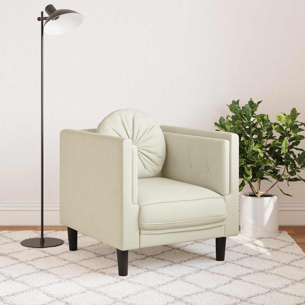 Sessel Mit Kissen Samt