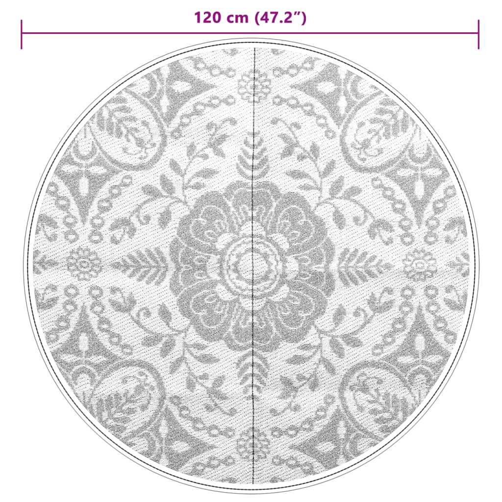 Outdoor-Teppich Arakil Baby Blau Ø120 Cm Pp Babyblau