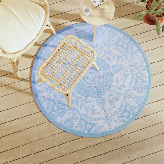 Outdoor-Teppich Arakil Baby Blau Ø120 Cm Pp Babyblau