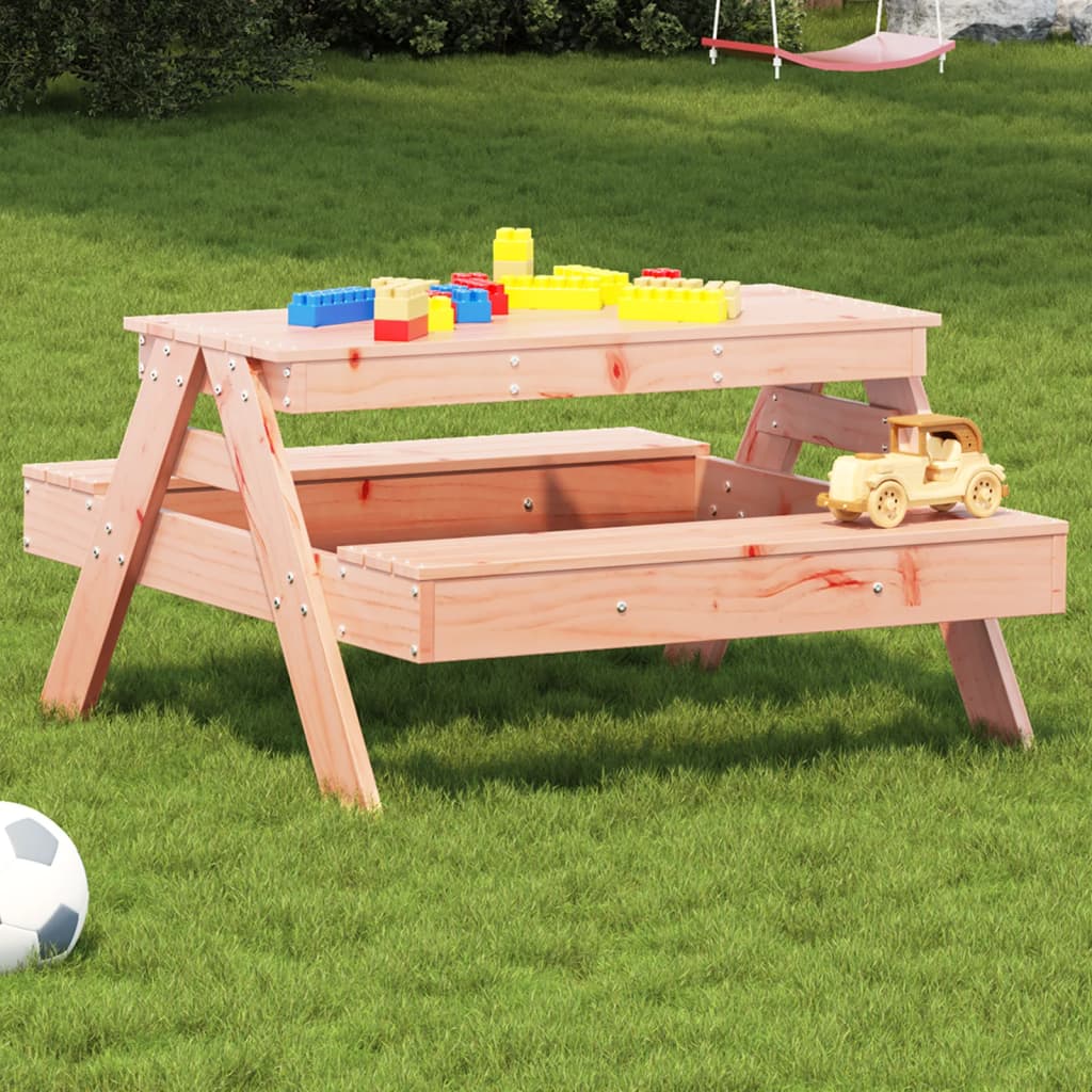 Picknicktisch Für Kinder 88X97X52 Cm Massivholz