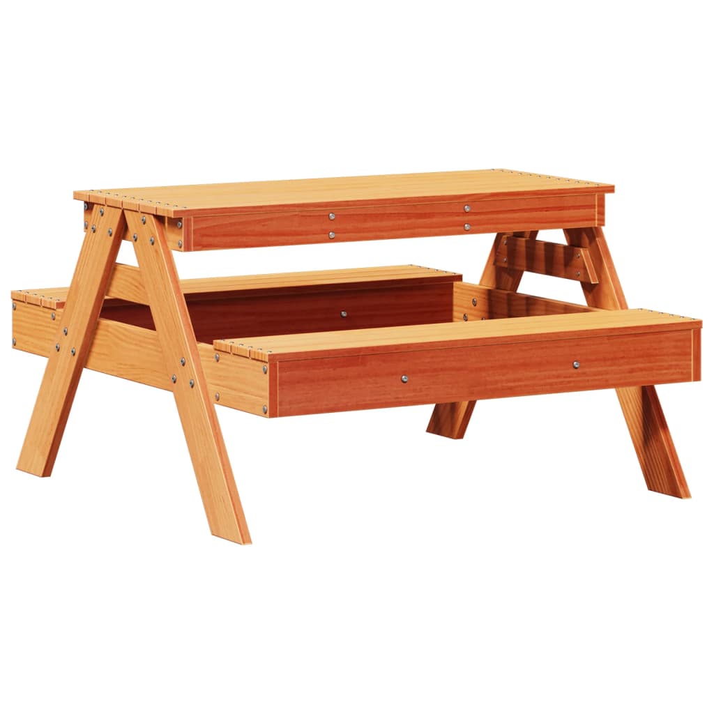 Picknicktisch Für Kinder 88X97X52 Cm Massivholz