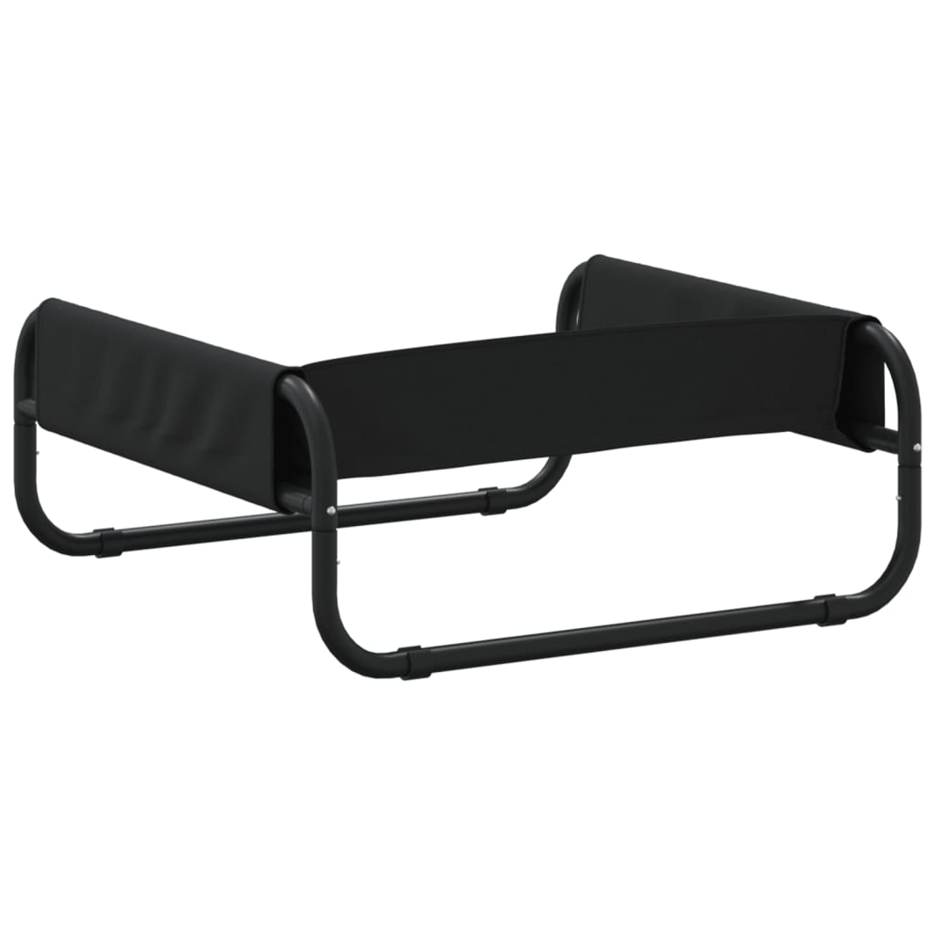 Hundebett Erhöht Anthrazit Oxford-Gewebe Und Stahl