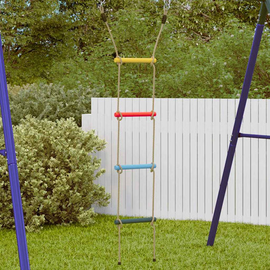 Strickleiter Für Kinder Mit 4 Sprossen Mehrfarbig