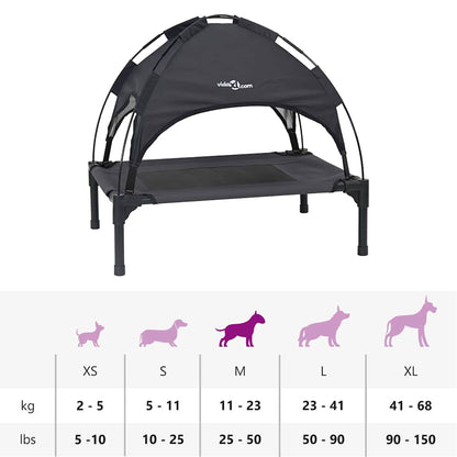 Erhöhtes Hundebett Polyester, Metallrahmen