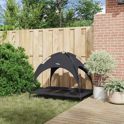 Erhöhtes Hundebett Mit Abnehmbarem Dach Xl Stahl