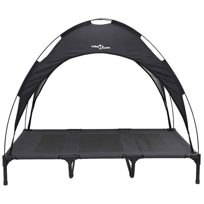 Erhöhtes Hundebett Mit Abnehmbarem Dach Xl Stahl