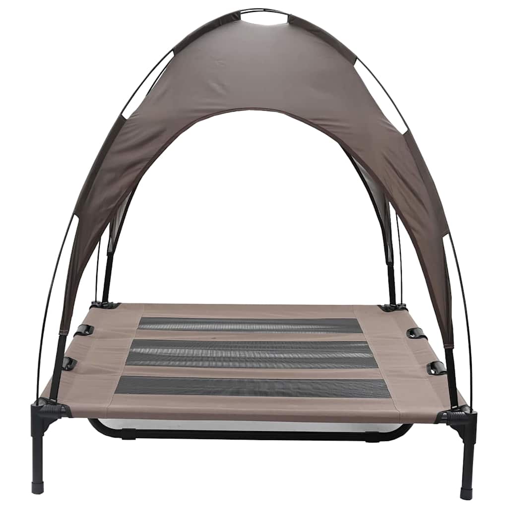 Erhöhtes Hundebett Mit Abnehmbarem Dach Xl Stahl